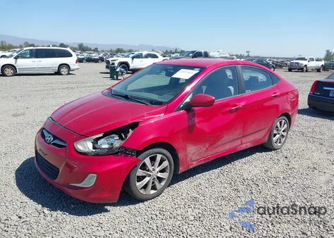 2012 Hyundai Accent Gls из США, поврежденный, VIN KMHCU4AE5CU211609